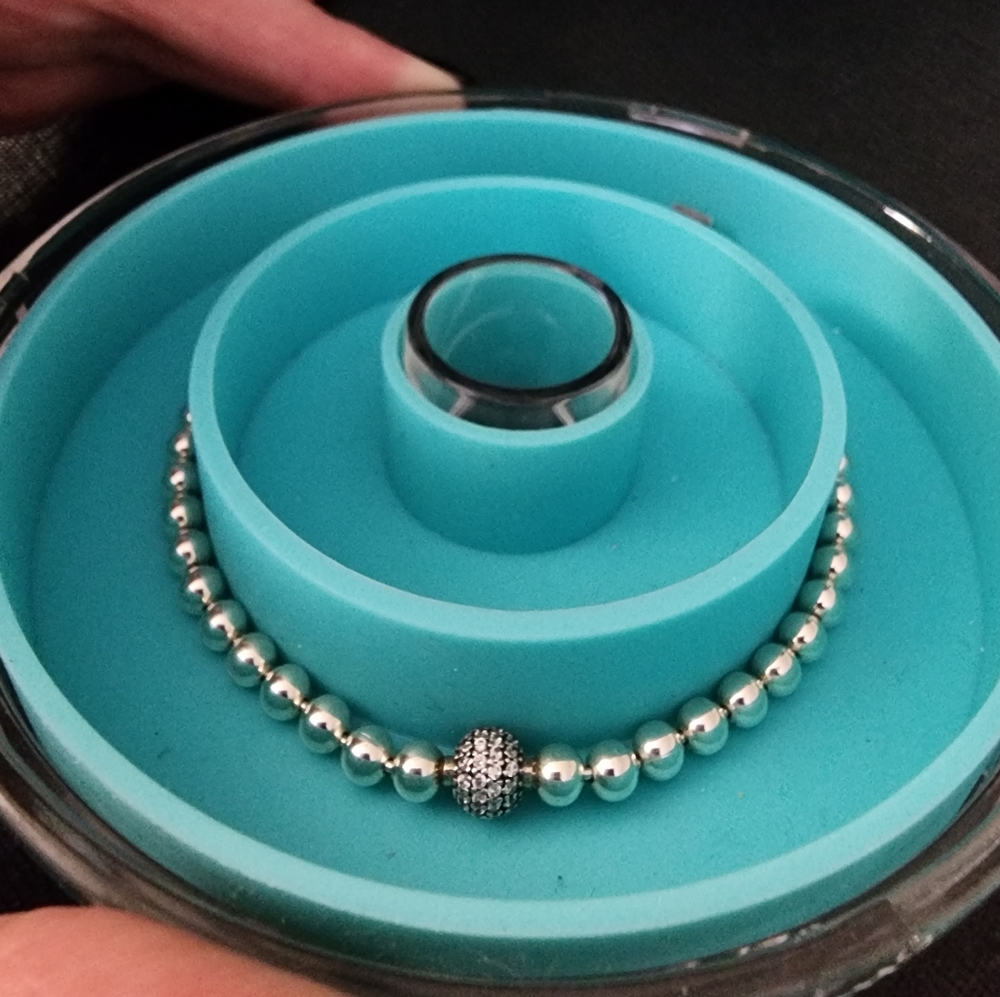 Pandora Pave Ball Bracelet 7.5